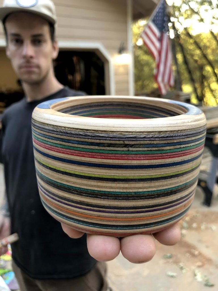 Recycled Skateboard Bowl SellerDoor