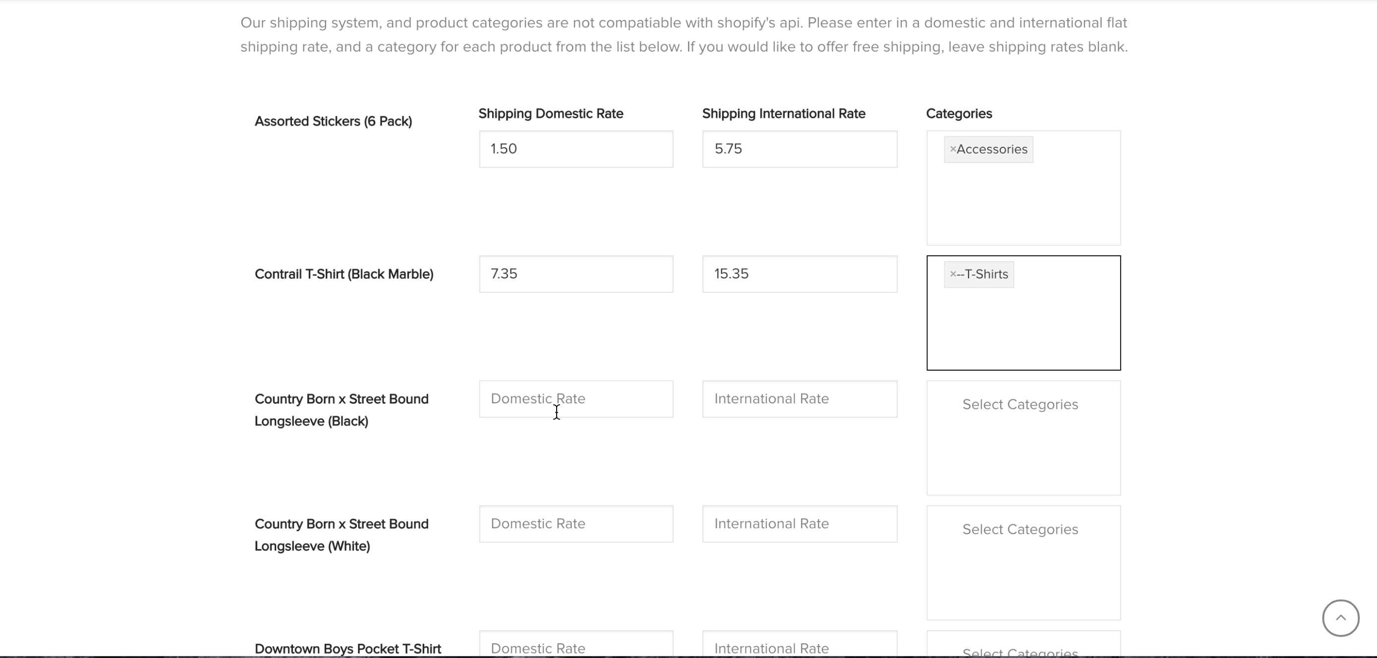 Shopify product import to SellerDoor step 10