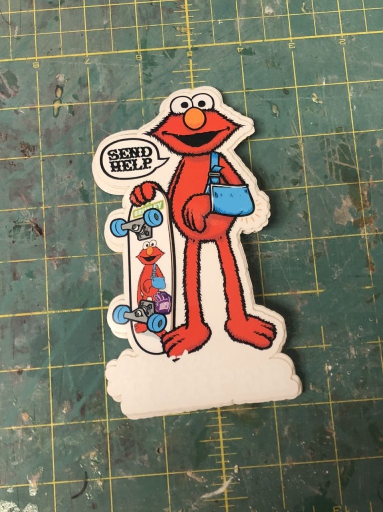 Preston Harper Elmo Elbow sticker - SellerDoor