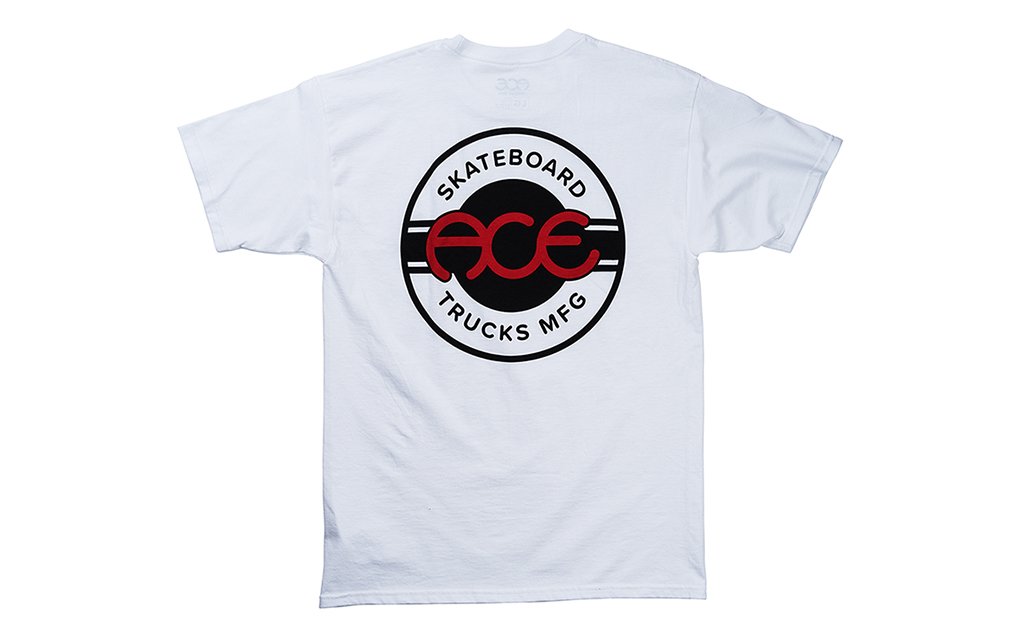 Ace Trucks Seal Logo T-Shirt - White - SellerDoor