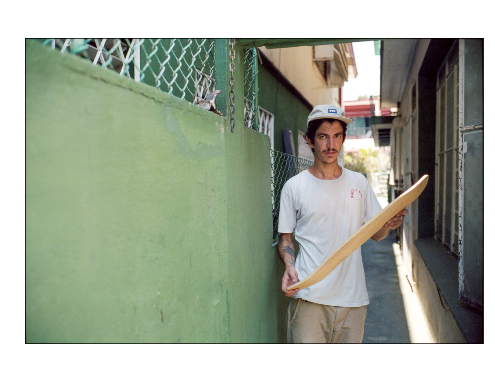 Nestor photo of cuban skateboard