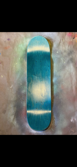 platipus hand painted skateboard